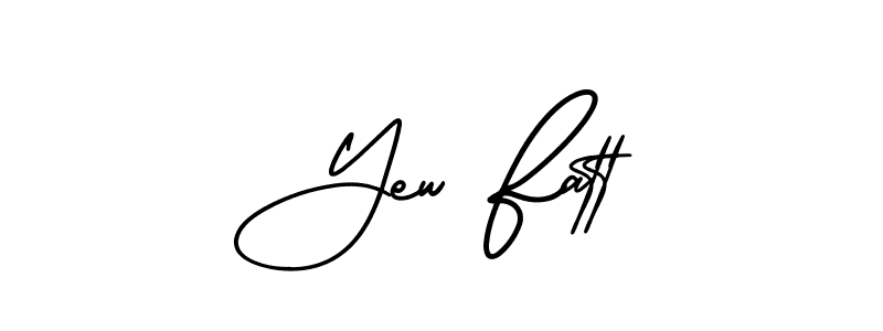 Check out images of Autograph of Yew Fatt name. Actor Yew Fatt Signature Style. AmerikaSignatureDemo-Regular is a professional sign style online. Yew Fatt signature style 3 images and pictures png