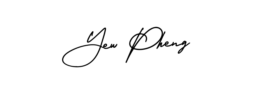 Design your own signature with our free online signature maker. With this signature software, you can create a handwritten (AmerikaSignatureDemo-Regular) signature for name Yew Pheng. Yew Pheng signature style 3 images and pictures png