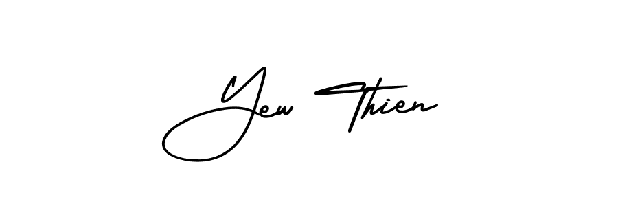 Make a beautiful signature design for name Yew Thien. Use this online signature maker to create a handwritten signature for free. Yew Thien signature style 3 images and pictures png