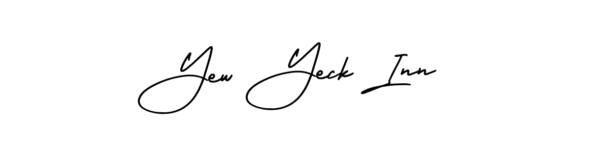 AmerikaSignatureDemo-Regular is a professional signature style that is perfect for those who want to add a touch of class to their signature. It is also a great choice for those who want to make their signature more unique. Get Yew Yeck Inn name to fancy signature for free. Yew Yeck Inn signature style 3 images and pictures png