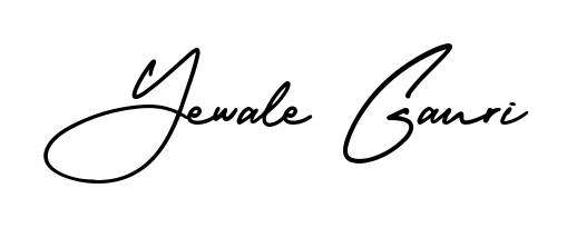 How to Draw Yewale Gauri signature style? AmerikaSignatureDemo-Regular is a latest design signature styles for name Yewale Gauri. Yewale Gauri signature style 3 images and pictures png