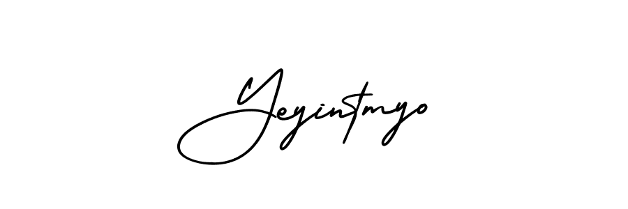Make a beautiful signature design for name Yeyintmyo. Use this online signature maker to create a handwritten signature for free. Yeyintmyo signature style 3 images and pictures png
