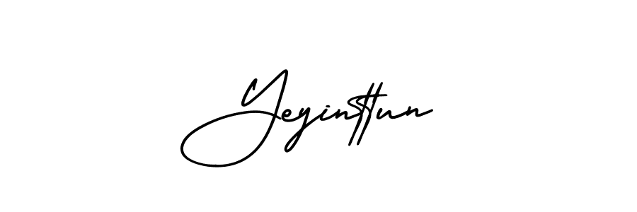 AmerikaSignatureDemo-Regular is a professional signature style that is perfect for those who want to add a touch of class to their signature. It is also a great choice for those who want to make their signature more unique. Get Yeyinttun name to fancy signature for free. Yeyinttun signature style 3 images and pictures png