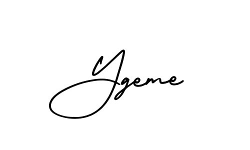 Make a beautiful signature design for name Ygeme. Use this online signature maker to create a handwritten signature for free. Ygeme signature style 3 images and pictures png