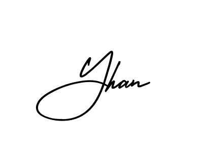 Make a beautiful signature design for name Yhan. Use this online signature maker to create a handwritten signature for free. Yhan signature style 3 images and pictures png