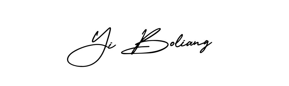 Check out images of Autograph of Yi Boliang name. Actor Yi Boliang Signature Style. AmerikaSignatureDemo-Regular is a professional sign style online. Yi Boliang signature style 3 images and pictures png