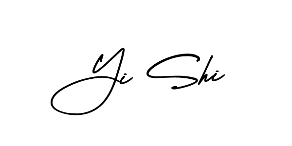 if you are searching for the best signature style for your name Yi Shi. so please give up your signature search. here we have designed multiple signature styles  using AmerikaSignatureDemo-Regular. Yi Shi signature style 3 images and pictures png