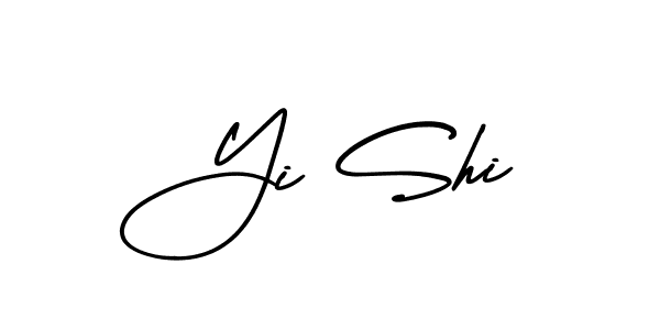 if you are searching for the best signature style for your name Yi Shi. so please give up your signature search. here we have designed multiple signature styles  using AmerikaSignatureDemo-Regular. Yi Shi signature style 3 images and pictures png