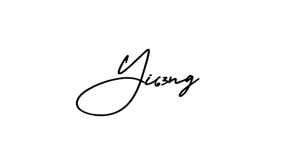 How to make Yi63ng name signature. Use AmerikaSignatureDemo-Regular style for creating short signs online. This is the latest handwritten sign. Yi63ng signature style 3 images and pictures png