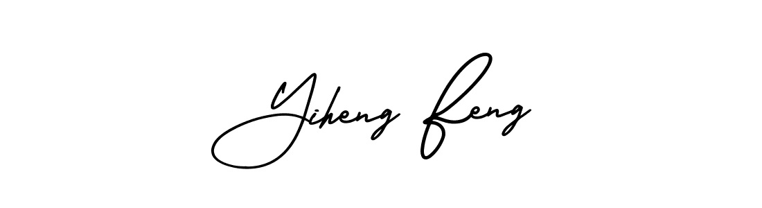 Make a short Yiheng Feng signature style. Manage your documents anywhere anytime using AmerikaSignatureDemo-Regular. Create and add eSignatures, submit forms, share and send files easily. Yiheng Feng signature style 3 images and pictures png