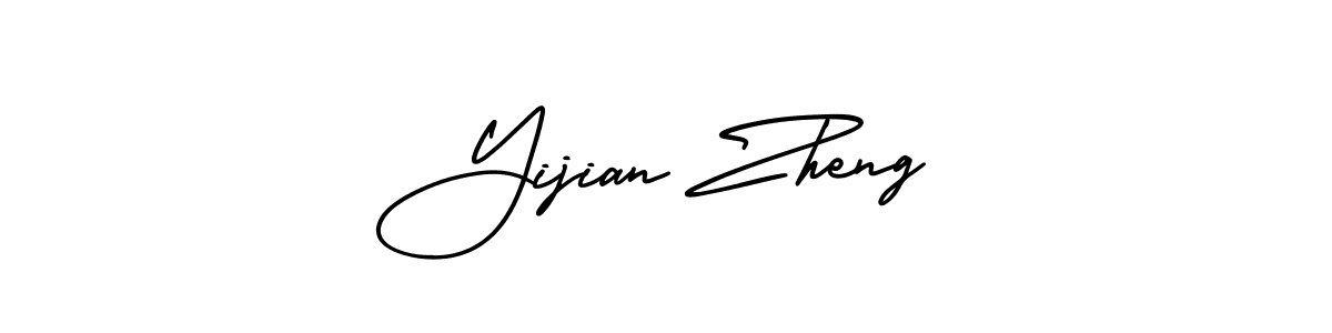 Also we have Yijian Zheng name is the best signature style. Create professional handwritten signature collection using AmerikaSignatureDemo-Regular autograph style. Yijian Zheng signature style 3 images and pictures png