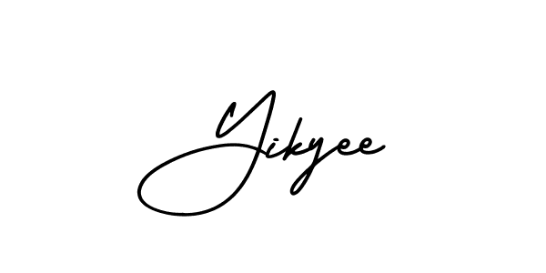 AmerikaSignatureDemo-Regular is a professional signature style that is perfect for those who want to add a touch of class to their signature. It is also a great choice for those who want to make their signature more unique. Get Yikyee name to fancy signature for free. Yikyee signature style 3 images and pictures png
