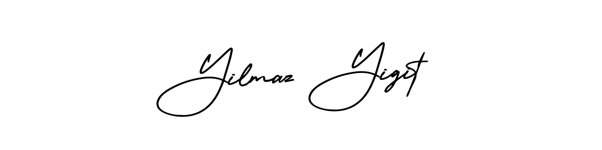 Create a beautiful signature design for name Yilmaz Yigit. With this signature (AmerikaSignatureDemo-Regular) fonts, you can make a handwritten signature for free. Yilmaz Yigit signature style 3 images and pictures png