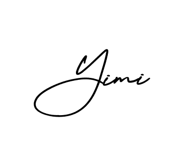 AmerikaSignatureDemo-Regular is a professional signature style that is perfect for those who want to add a touch of class to their signature. It is also a great choice for those who want to make their signature more unique. Get Yimi name to fancy signature for free. Yimi signature style 3 images and pictures png
