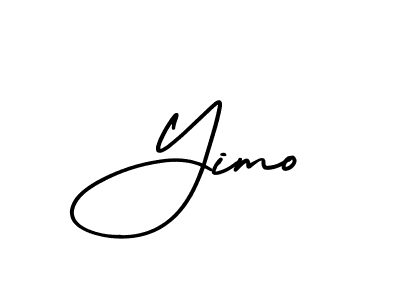 Make a short Yimo signature style. Manage your documents anywhere anytime using AmerikaSignatureDemo-Regular. Create and add eSignatures, submit forms, share and send files easily. Yimo signature style 3 images and pictures png