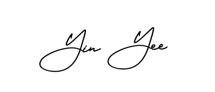 Also You can easily find your signature by using the search form. We will create Yin Yee name handwritten signature images for you free of cost using AmerikaSignatureDemo-Regular sign style. Yin Yee signature style 3 images and pictures png