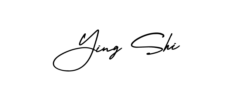 Create a beautiful signature design for name Ying Shi. With this signature (AmerikaSignatureDemo-Regular) fonts, you can make a handwritten signature for free. Ying Shi signature style 3 images and pictures png