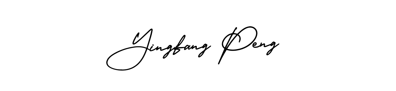 How to make Yingfang Peng signature? AmerikaSignatureDemo-Regular is a professional autograph style. Create handwritten signature for Yingfang Peng name. Yingfang Peng signature style 3 images and pictures png