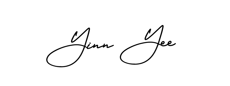 How to Draw Yinn Yee signature style? AmerikaSignatureDemo-Regular is a latest design signature styles for name Yinn Yee. Yinn Yee signature style 3 images and pictures png