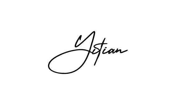 AmerikaSignatureDemo-Regular is a professional signature style that is perfect for those who want to add a touch of class to their signature. It is also a great choice for those who want to make their signature more unique. Get Yitian name to fancy signature for free. Yitian signature style 3 images and pictures png