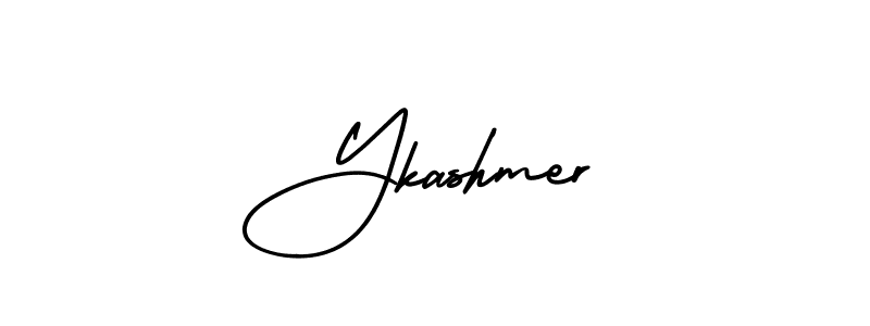 Design your own signature with our free online signature maker. With this signature software, you can create a handwritten (AmerikaSignatureDemo-Regular) signature for name Ykashmer. Ykashmer signature style 3 images and pictures png