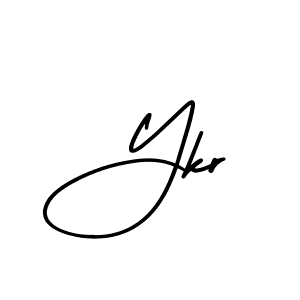 Also we have Ykr name is the best signature style. Create professional handwritten signature collection using AmerikaSignatureDemo-Regular autograph style. Ykr signature style 3 images and pictures png
