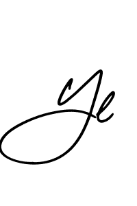 Also we have Yl name is the best signature style. Create professional handwritten signature collection using AmerikaSignatureDemo-Regular autograph style. Yl signature style 3 images and pictures png