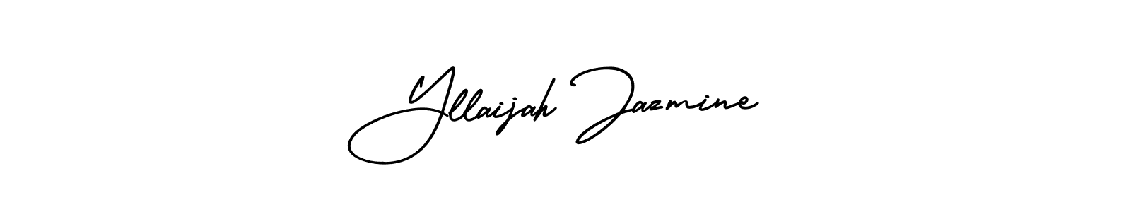 You can use this online signature creator to create a handwritten signature for the name Yllaijah Jazmine. This is the best online autograph maker. Yllaijah Jazmine signature style 3 images and pictures png