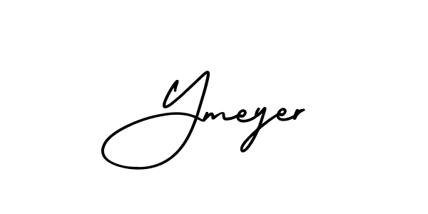 Best and Professional Signature Style for Ymeyer. AmerikaSignatureDemo-Regular Best Signature Style Collection. Ymeyer signature style 3 images and pictures png
