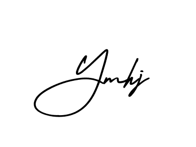 This is the best signature style for the Ymhj name. Also you like these signature font (AmerikaSignatureDemo-Regular). Mix name signature. Ymhj signature style 3 images and pictures png