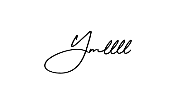 Ymllll stylish signature style. Best Handwritten Sign (AmerikaSignatureDemo-Regular) for my name. Handwritten Signature Collection Ideas for my name Ymllll. Ymllll signature style 3 images and pictures png