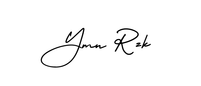 Make a beautiful signature design for name Ymn Rzk. Use this online signature maker to create a handwritten signature for free. Ymn Rzk signature style 3 images and pictures png