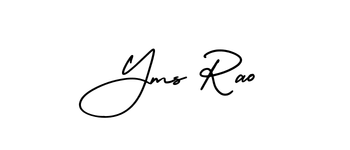 Also we have Yms Rao name is the best signature style. Create professional handwritten signature collection using AmerikaSignatureDemo-Regular autograph style. Yms Rao signature style 3 images and pictures png