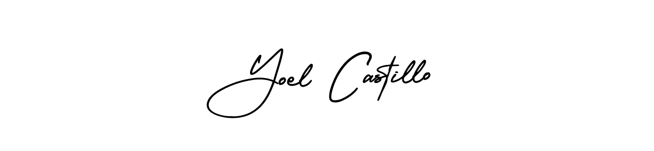 This is the best signature style for the Yoel Castillo name. Also you like these signature font (AmerikaSignatureDemo-Regular). Mix name signature. Yoel Castillo signature style 3 images and pictures png