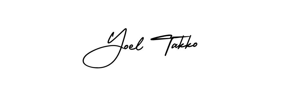 Create a beautiful signature design for name Yoel Takko. With this signature (AmerikaSignatureDemo-Regular) fonts, you can make a handwritten signature for free. Yoel Takko signature style 3 images and pictures png