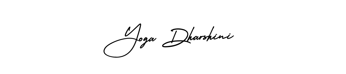 Make a beautiful signature design for name Yoga Dharshini. With this signature (AmerikaSignatureDemo-Regular) style, you can create a handwritten signature for free. Yoga Dharshini signature style 3 images and pictures png