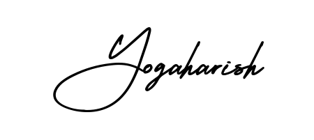 Discover how Yogaharish looks in an executive cursive font (AmerikaSignatureDemo-Regular). Perfect for legal documents, invoices, and certificates. Yogaharish signature style 3 images and pictures png
