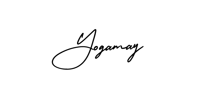 Create a beautiful signature design for name Yogamay. With this signature (AmerikaSignatureDemo-Regular) fonts, you can make a handwritten signature for free. Yogamay signature style 3 images and pictures png