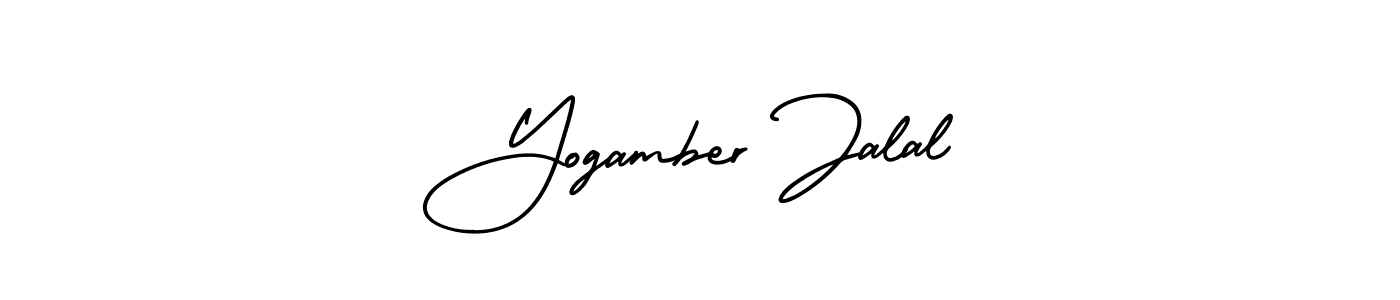 Also we have Yogamber Jalal name is the best signature style. Create professional handwritten signature collection using AmerikaSignatureDemo-Regular autograph style. Yogamber Jalal signature style 3 images and pictures png