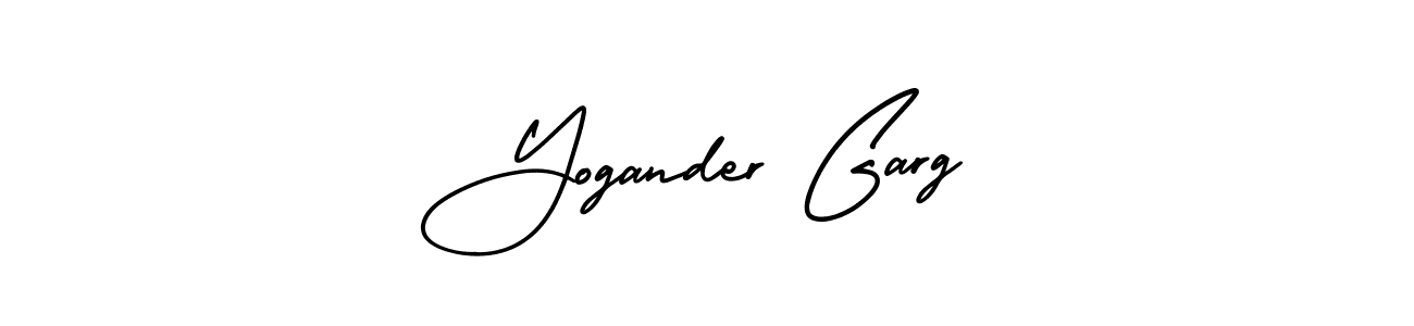 Also You can easily find your signature by using the search form. We will create Yogander Garg name handwritten signature images for you free of cost using AmerikaSignatureDemo-Regular sign style. Yogander Garg signature style 3 images and pictures png