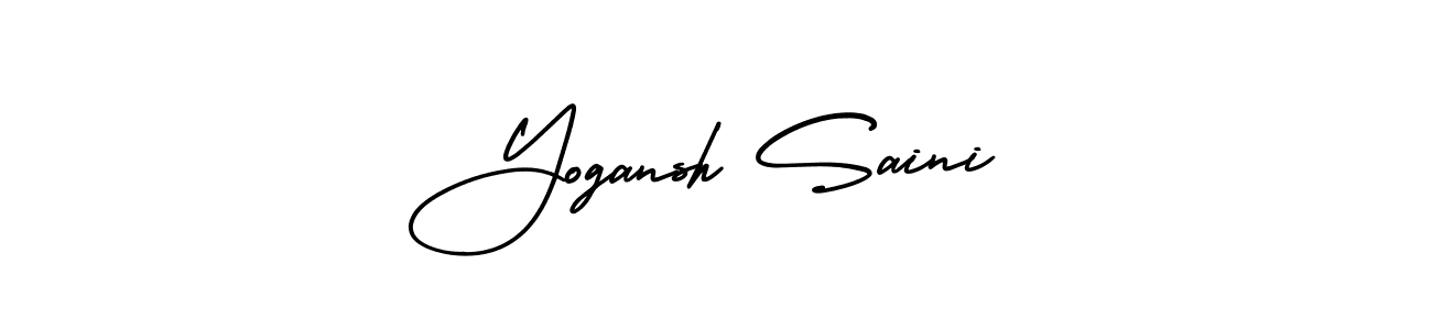 Also You can easily find your signature by using the search form. We will create Yogansh Saini name handwritten signature images for you free of cost using AmerikaSignatureDemo-Regular sign style. Yogansh Saini signature style 3 images and pictures png