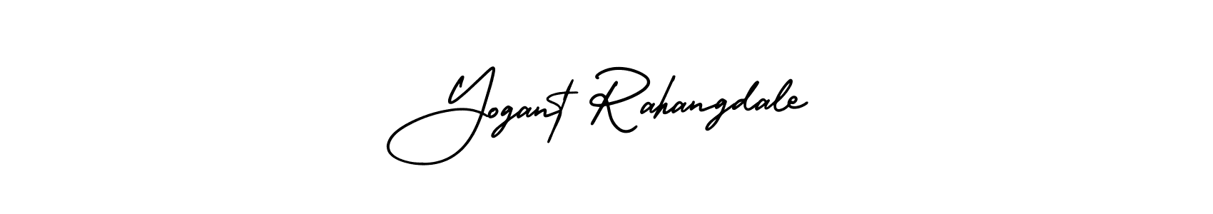 Make a beautiful signature design for name Yogant Rahangdale. With this signature (AmerikaSignatureDemo-Regular) style, you can create a handwritten signature for free. Yogant Rahangdale signature style 3 images and pictures png