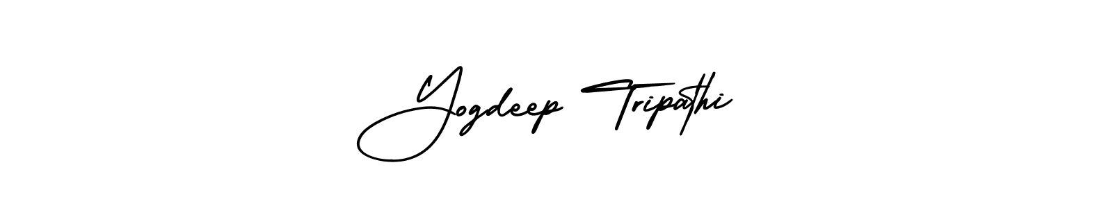 It looks lik you need a new signature style for name Yogdeep Tripathi. Design unique handwritten (AmerikaSignatureDemo-Regular) signature with our free signature maker in just a few clicks. Yogdeep Tripathi signature style 3 images and pictures png