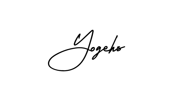 Similarly AmerikaSignatureDemo-Regular is the best handwritten signature design. Signature creator online .You can use it as an online autograph creator for name Yogehs. Yogehs signature style 3 images and pictures png