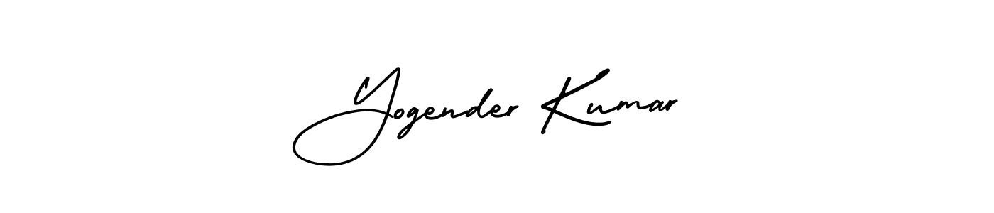 AmerikaSignatureDemo-Regular is a professional signature style that is perfect for those who want to add a touch of class to their signature. It is also a great choice for those who want to make their signature more unique. Get Yogender Kumar name to fancy signature for free. Yogender Kumar signature style 3 images and pictures png