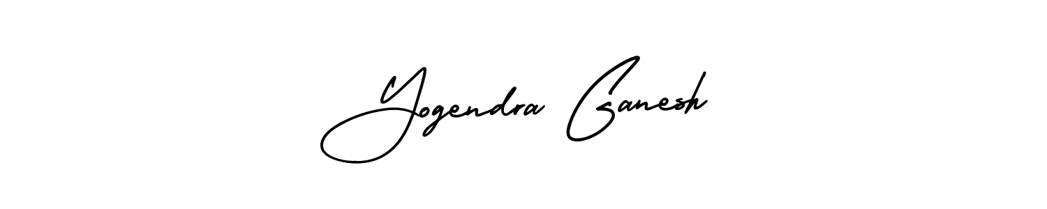 Use a signature maker to create a handwritten signature online. With this signature software, you can design (AmerikaSignatureDemo-Regular) your own signature for name Yogendra Ganesh. Yogendra Ganesh signature style 3 images and pictures png