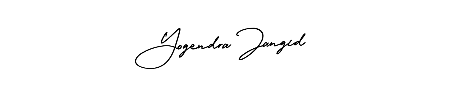 Make a beautiful signature design for name Yogendra Jangid. Use this online signature maker to create a handwritten signature for free. Yogendra Jangid signature style 3 images and pictures png