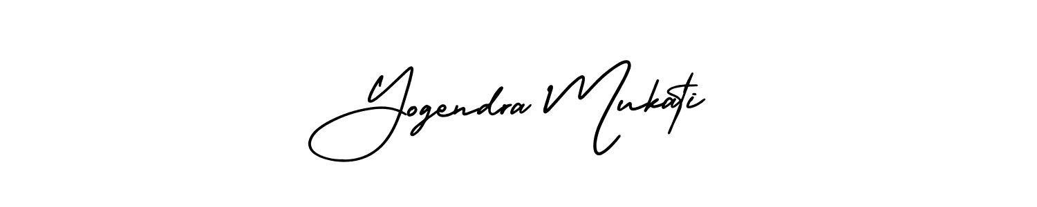 Make a short Yogendra Mukati signature style. Manage your documents anywhere anytime using AmerikaSignatureDemo-Regular. Create and add eSignatures, submit forms, share and send files easily. Yogendra Mukati signature style 3 images and pictures png