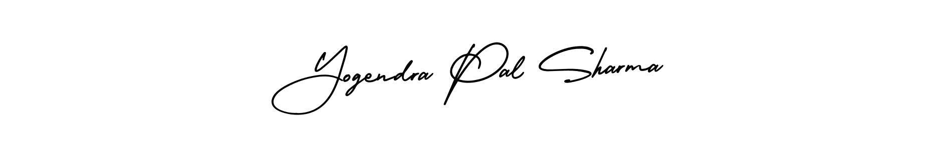 Use a signature maker to create a handwritten signature online. With this signature software, you can design (AmerikaSignatureDemo-Regular) your own signature for name Yogendra Pal Sharma. Yogendra Pal Sharma signature style 3 images and pictures png