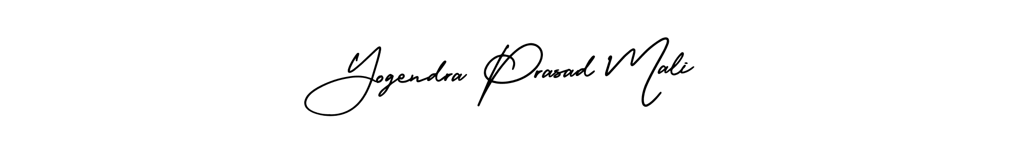 Also we have Yogendra Prasad Mali name is the best signature style. Create professional handwritten signature collection using AmerikaSignatureDemo-Regular autograph style. Yogendra Prasad Mali signature style 3 images and pictures png